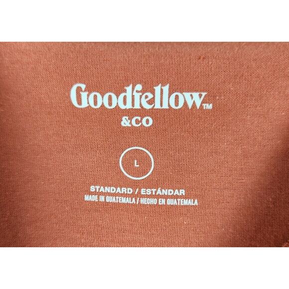 Goodfellow Mens Size Large, Divine Red, Screen Print Graphic Tee, Short Sleeve - Picture 7 of 9